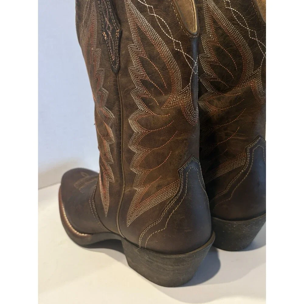 Ariat Women's Autry Western Boots, crafted from distressed 8B